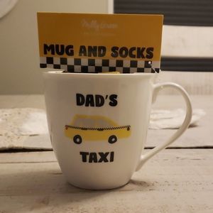 Milly Green Mug and Socks Dad's TAXI NWT
